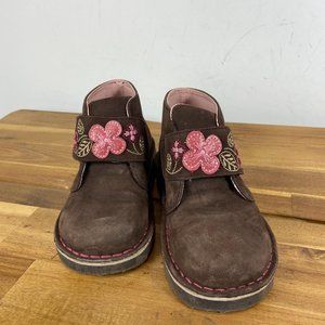 Stride Rite Sadie Brown Suede Boots toddler Size